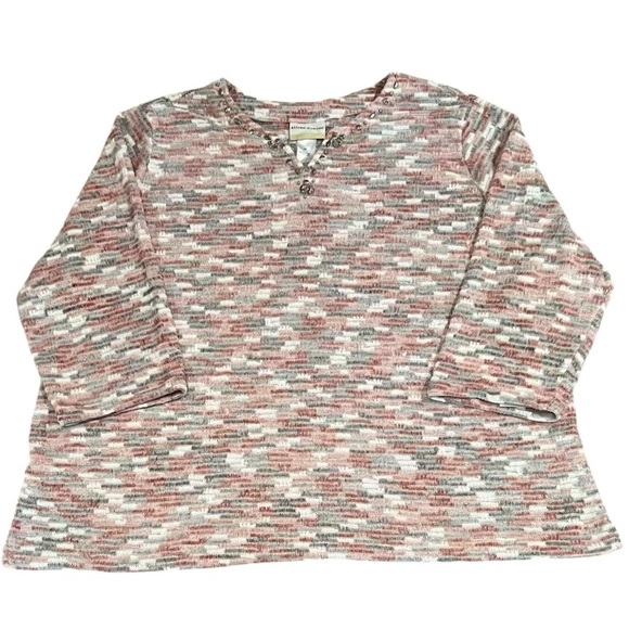 Alfred Dunner Sweaters - Alfred Dunner Women’s Sweater with Embellished Collar NWT